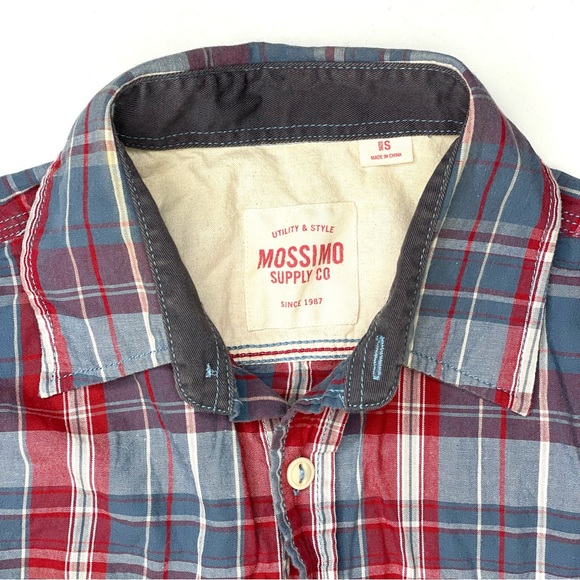 Plaid Long Sleeve Mossimo with Elbow Patches - size S - Picture 2 of 9